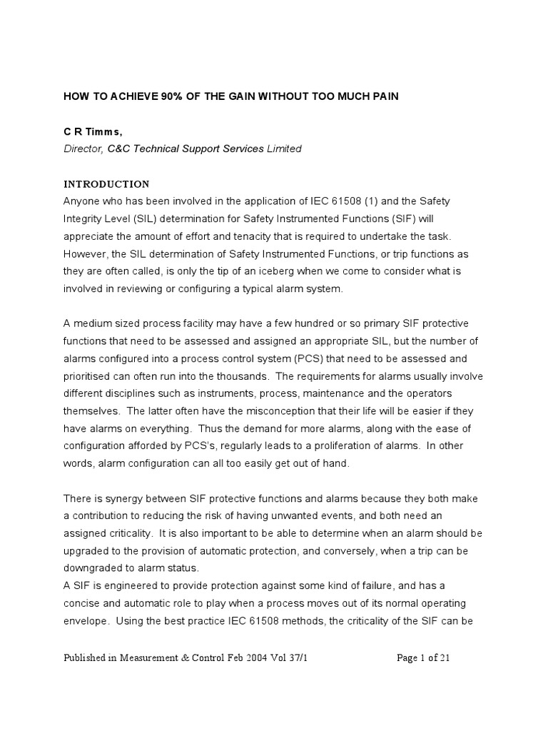 Alarm Rationalization Strategies | PDF | Risk Management | Databases
