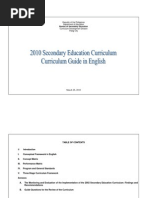 Download ENGLISH-I Secondary Education Curriculum 2010 by Hari Ng Sablay SN32920701 doc pdf