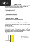 Resumo _muro de Arrimo