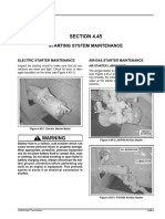 SECTION 4.45: Starting System Maintenance