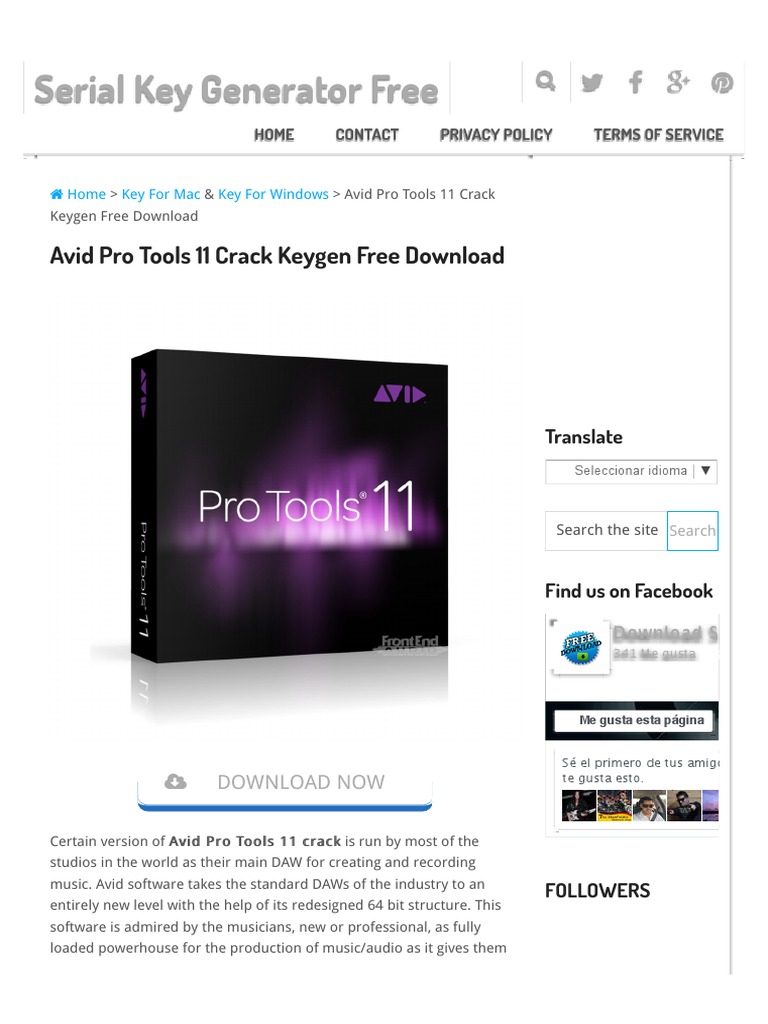 Avid Pro Tools 11 Crack Keygen PDF Software Digital Technology