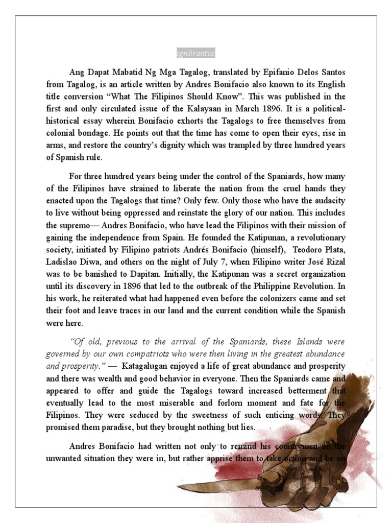 Ignorance | PDF | Philippines | Unrest
