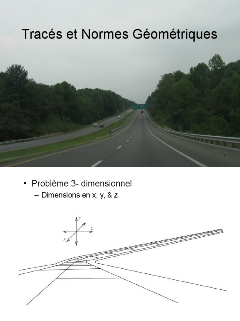 04 Trace Et Normes Geometriques | PDF | Autoroute | Ingénierie des ...