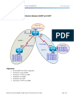 CCNPv7 ROUTE Lab4-1 Redistribution EIGRP OSPF Student