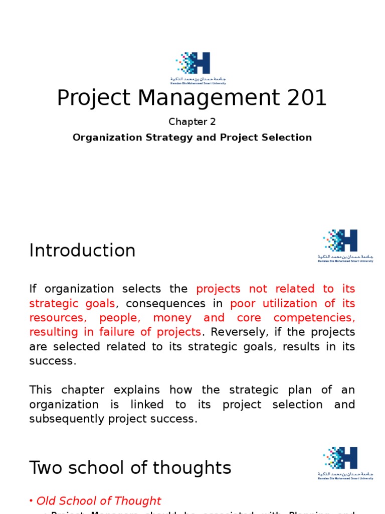 Project Selection and Strategy Alignment | PDF | Strategic Management ...