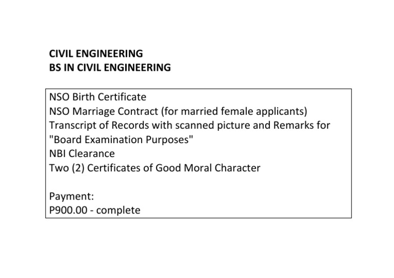 Civil Engineering Bs in Civil Engineering | PDF