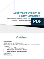 Lasswell's Model of Communication