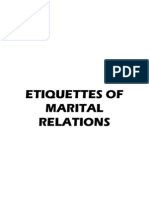 Etiquettes of Marital Relations