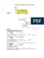 Poza de Disipación Para Partidor