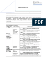 CTA - Planificación Unidad 6 - 2do Grado