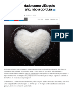 Açúcar é Apontado Como Vilão Pelo Seu Colesterol Alto, Não a Gordura - Notícias - Saúde