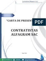 Empresa de construcción y consultoría Contratistas Alfagram S.A.C