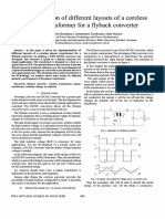 Core Less Planar Transformer