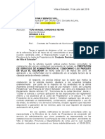 Carta para Resolver Contrato Unaninemente