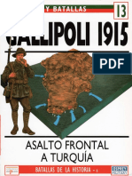 Ejercitos Y Batallas 13 - Gallipoli 1915