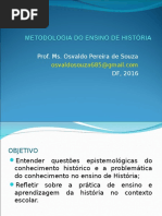 Metodologia Do Ensino de História Slides