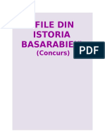 File Din Istoria Basarabiei - Concurs