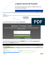 Manual para Registrar Alumnos IBT Prometric