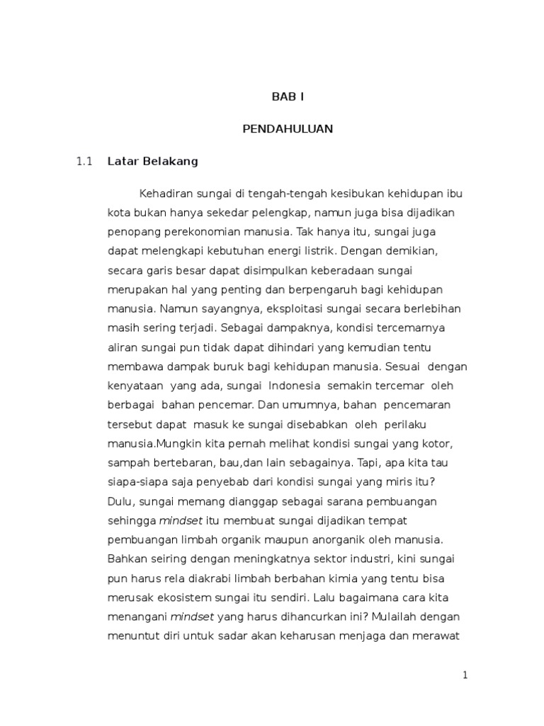 Kerusakan saluran irigasi di Sungai Tiga