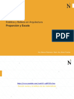 UPN. ARQ. 1°ciclo. Sesión 3.1. Estética y Belleza en Arquitectura, Proporción y Escala.