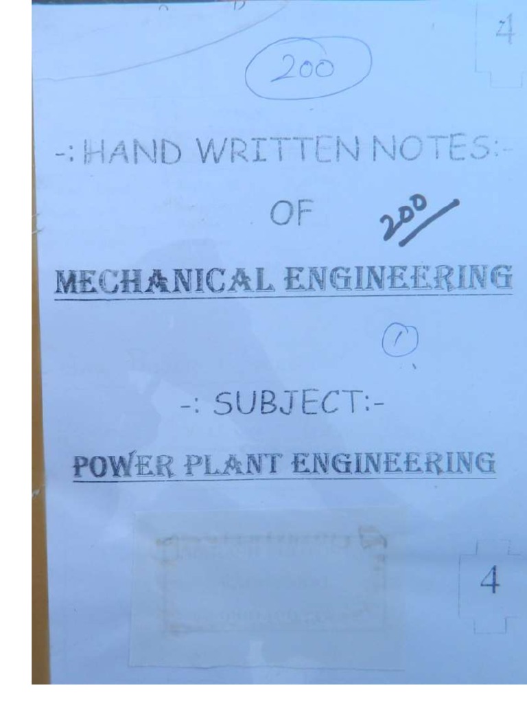 ME 4.power Plant Engineering at MADE EASY Notes | PDF