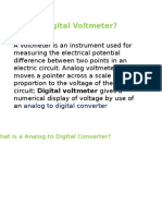 What Is A Digital Voltmeter?: Analog To Digital Converter