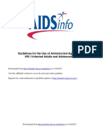 Guideline HIV Adult and Adolescent (Aidsinfo)