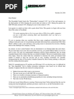 Fasanara Capital Investment Outlook November 21st 2016 Exchange