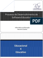 Processo de Desenvolvimento de Software Educativo