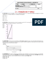 1º Ano - Funções Do 1º Grau