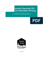 Tax Increment Financing (TIF) Funding and Affordable Housing