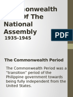 Commonwealth Acts of the National Assembly