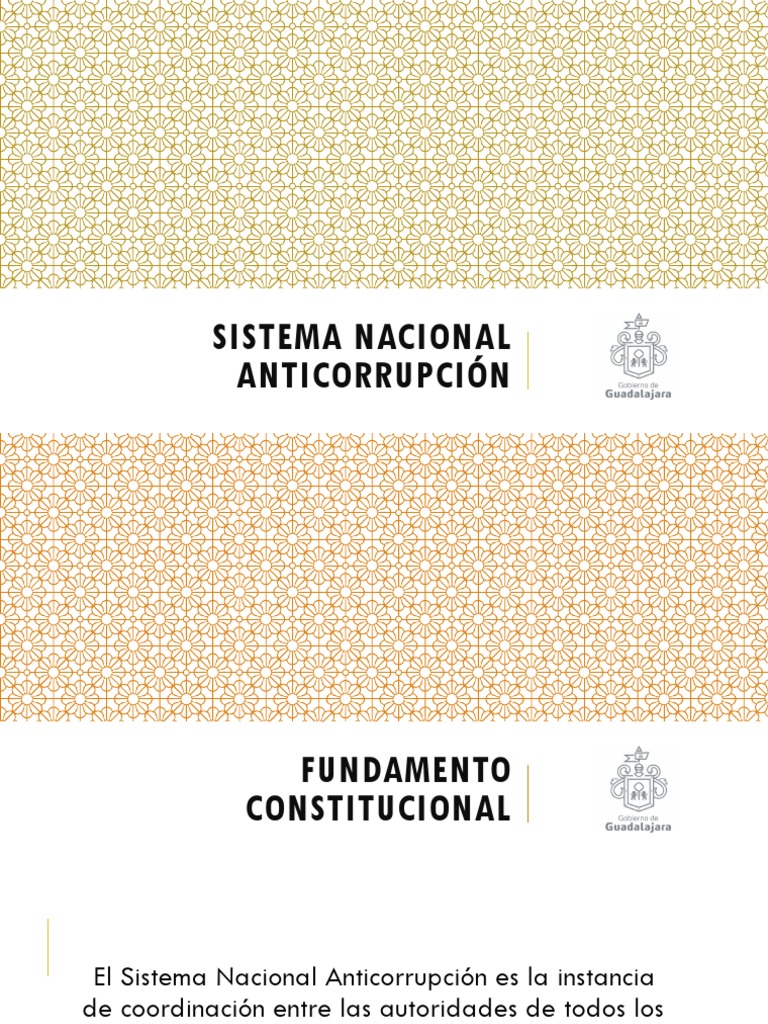Sistema Nacional Anticorrupción | PDF | Federación | Estado (política)