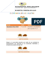 Proyecto CULTIVO DE MENTES COSECHA DE ALAS - El Carnaval de Las Galletas