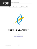 Thunder Laser Software RDWorksV8.0 USER MANUAL