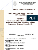 Motor de Impresora de Papel