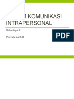 Sistem Komunikasi Intrapersonal