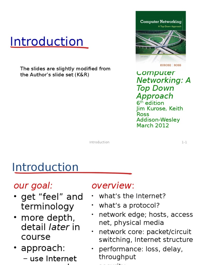 Computer Networking Overview Slides | PDF | Computer Network | Digital ...