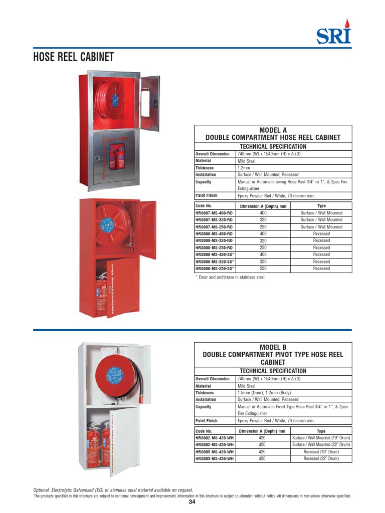 Hose Reel Cabinet By Sri