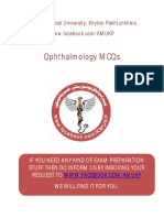 MCQs on Ophthalmology for Khyber Medical University