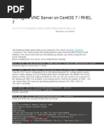 Configure VNC Server On CentOS 7