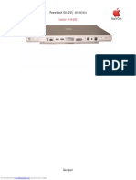 Mac Powerbook g42 PowerBook G4 (DVI) - 667, 800 MHZ Service Source