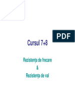 Curs - 8 & 9 - Rezistenta de Frecare Si Rezistenta de Val (Compatibility Mode) PDF