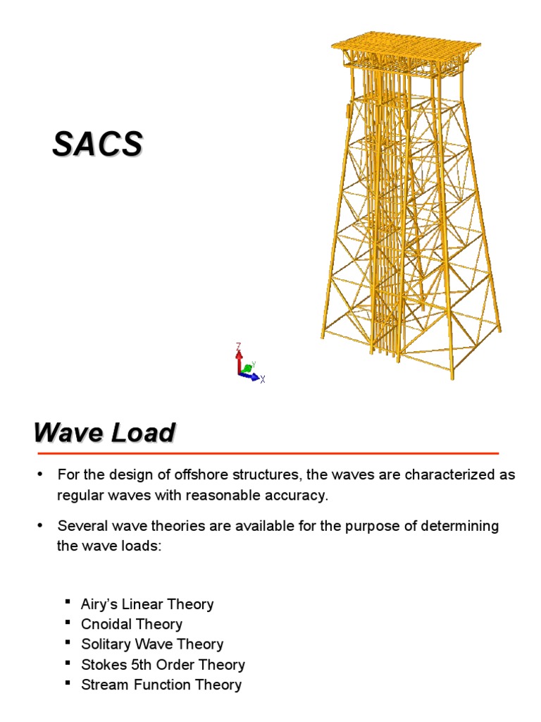 Basics of Sacs | PDF | Fatigue (Material) | Strength Of Materials
