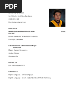 Leonard B. Cruz: Education Master in Business Administration 2012-Present