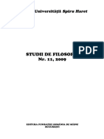 Studii de Filosofie 2009