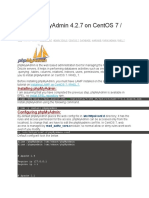 Install Phpmyadmin 4 2 7 On Centos 7 Rhel 7