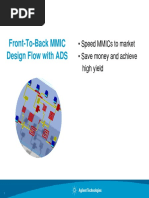 2 Front to Back MMIC Design Flow With ADS