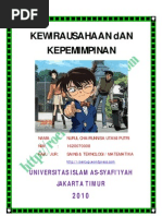 Download KEWIRAUSAHAANdanKEPEMIMPINANbyNurulChairunnisaUtamiPutriCUPteaSN32931793 doc pdf