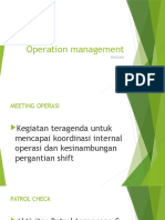 Operation Management